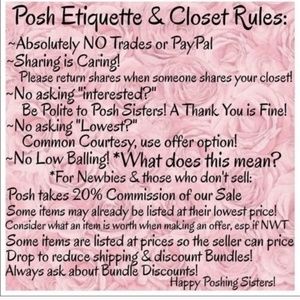 Poshmark Etiquette